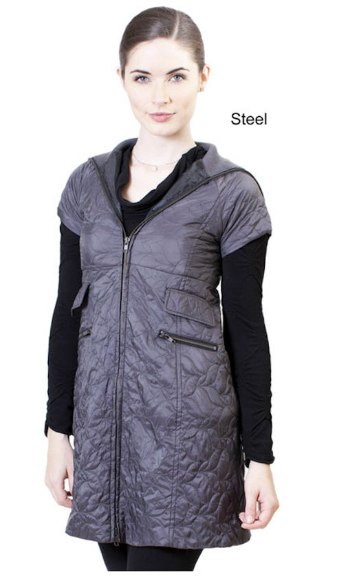 Quilted Jacket - JK300 Steel Grey